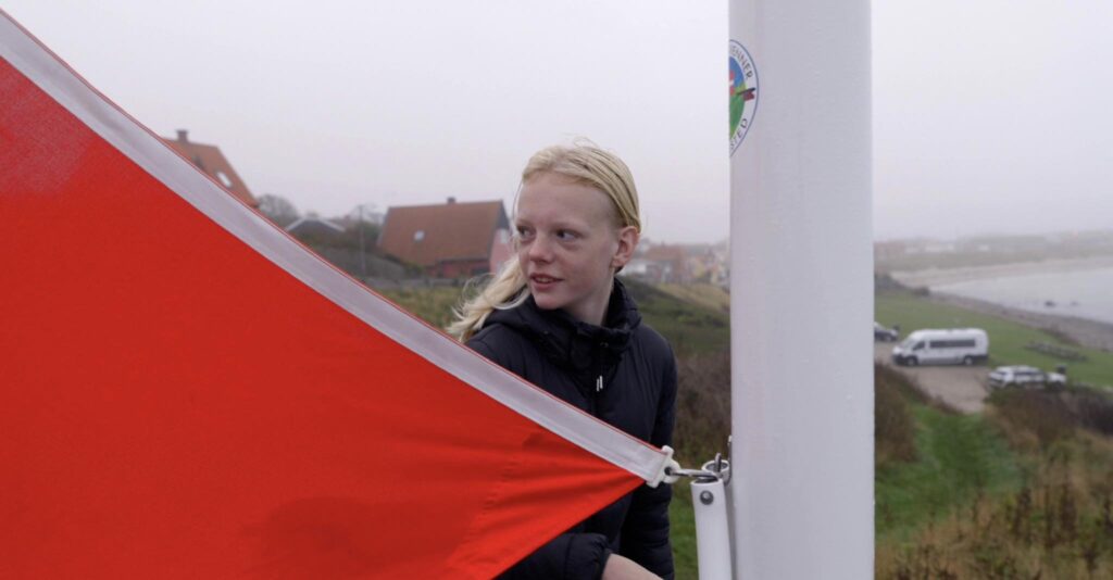 Skansens Venner Flaghejsning for Kronprinsen og Mathilde 1