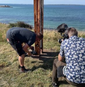 Skansens nye flagstang 1715