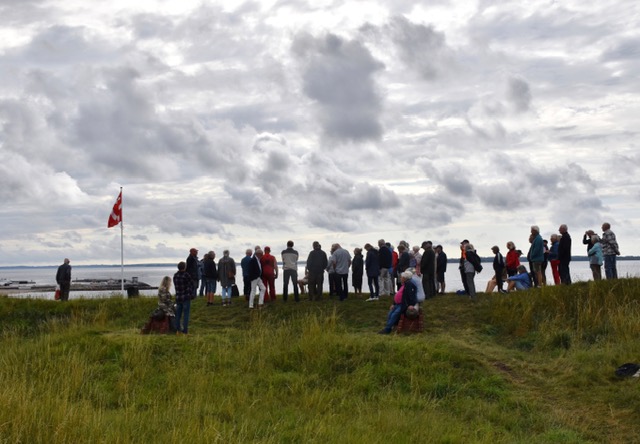 Flaghejsning på Skansen i Hundested