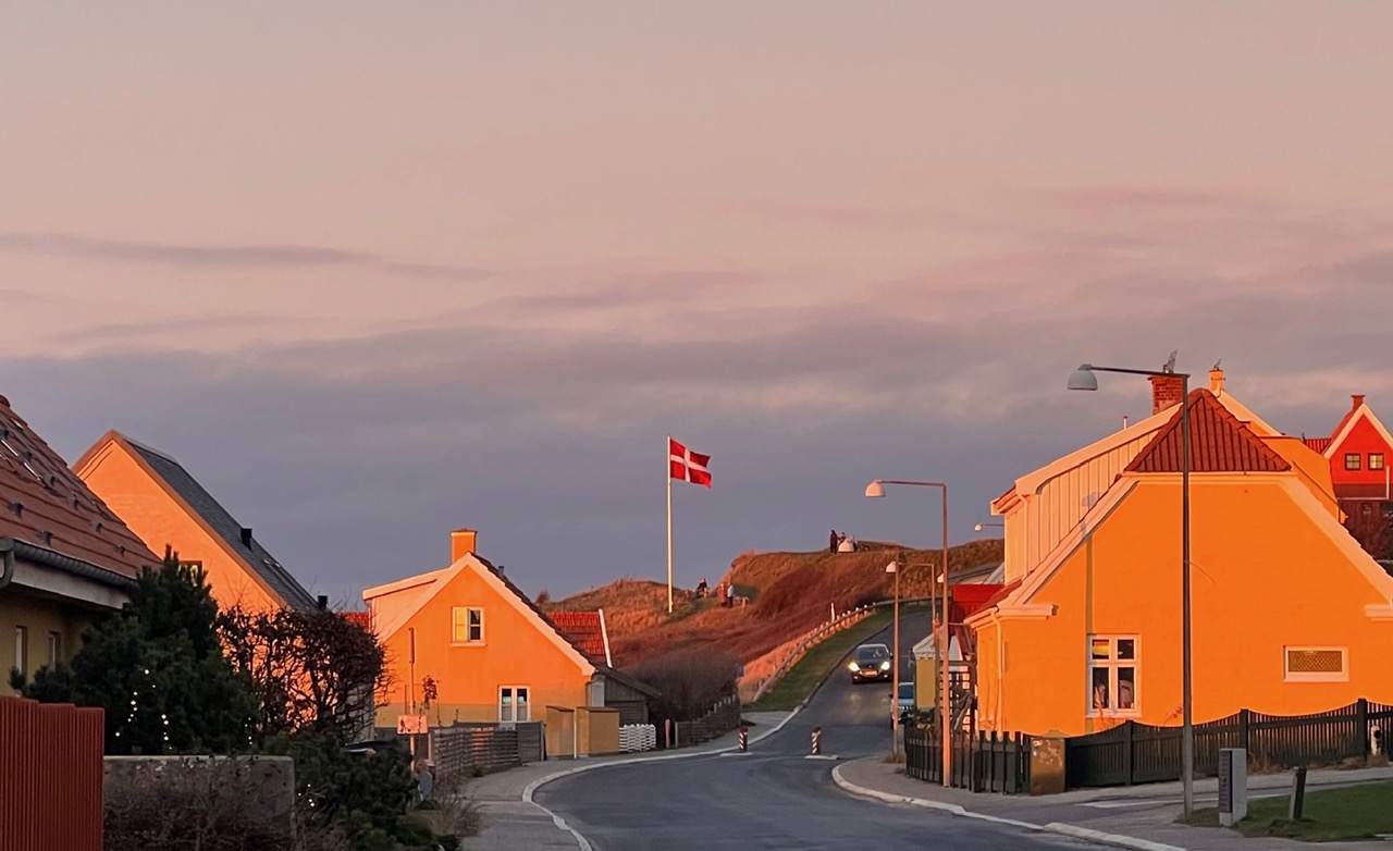 Juledags flagning på Skansen