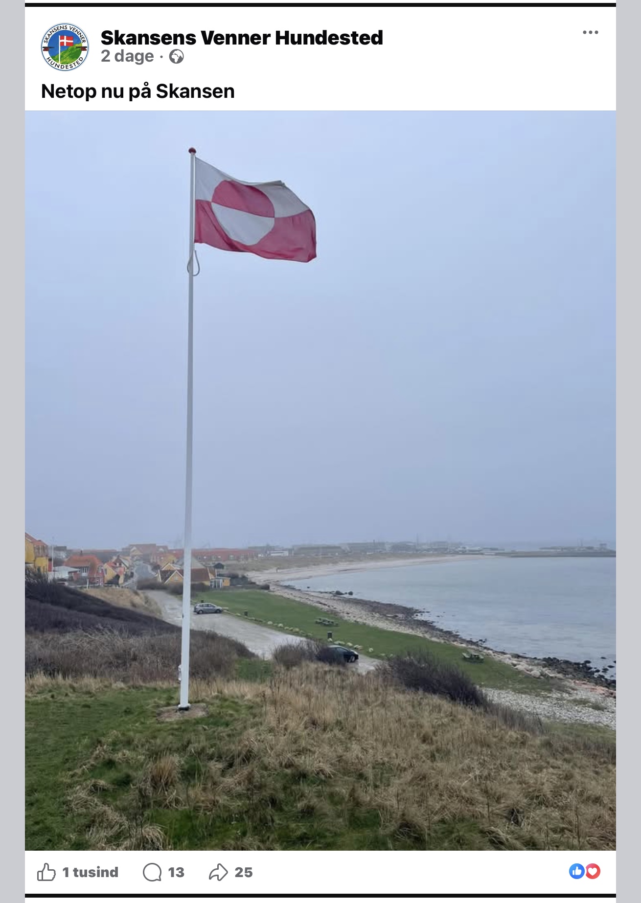 Screenshot Skansens Venner runder 1.000 følgere i socialt medie