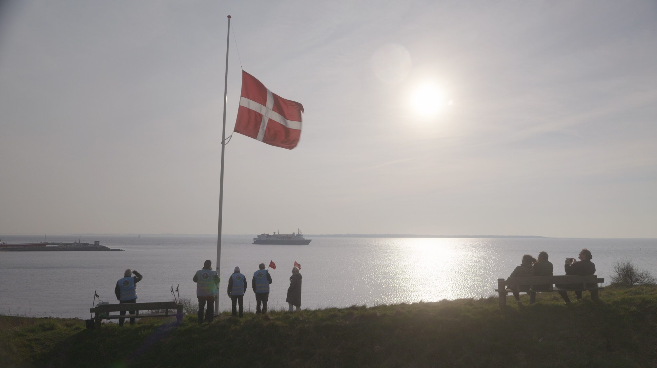 Skansens Venner kipper med flaget for krydstogtskibet EXPLORER Skansens Venner kipper med flaget for krydstogtskibet EXPLORER