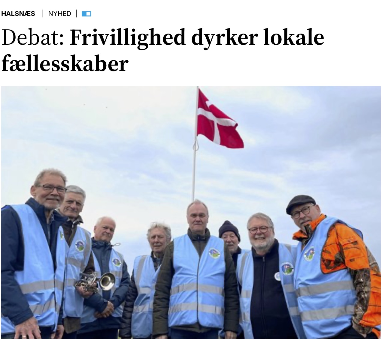 Skansens Venner i den lokale avis Skansens Venner i den lokale avis